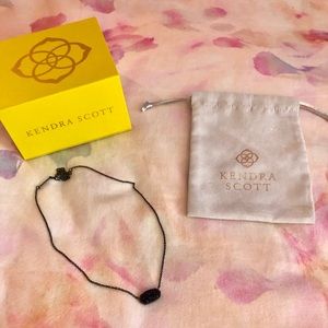 Black Drusy Kendra Scott Necklace